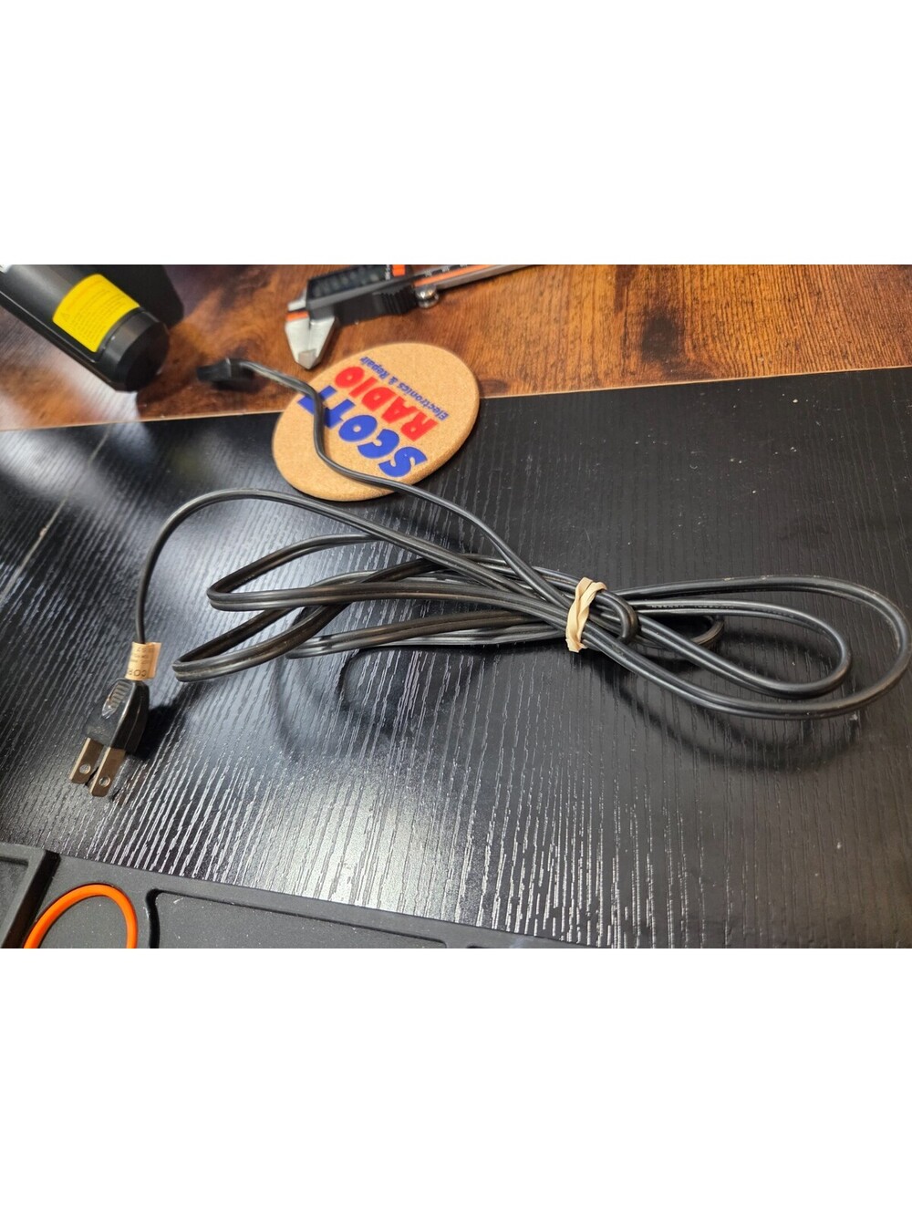 Original AC Cord (2 wire) w/ plugs from a nice midland 863b base station radio
